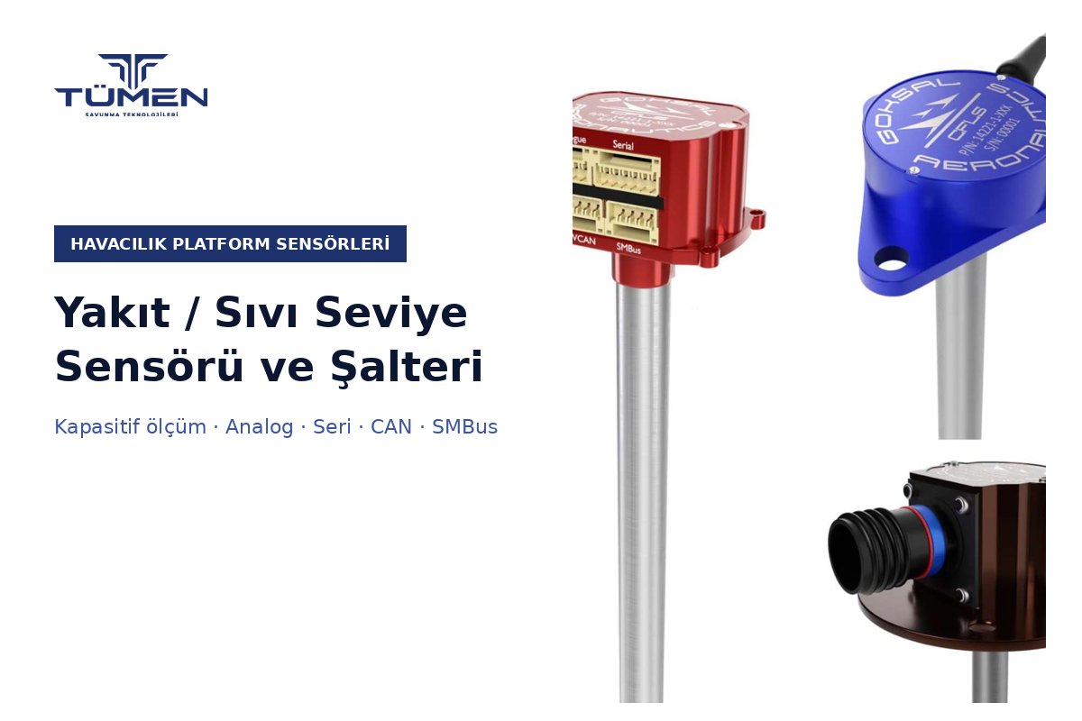 Kapasitif yakıt ve sıvı seviye sensörü modelleri